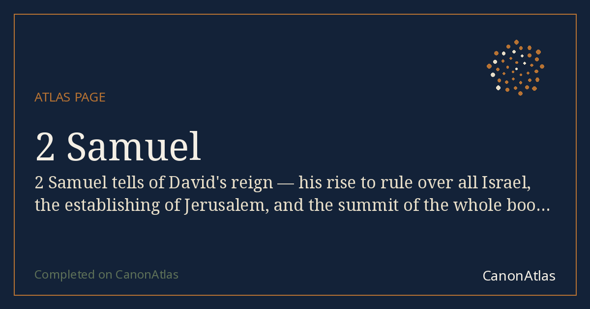 2 Samuel — CanonAtlas