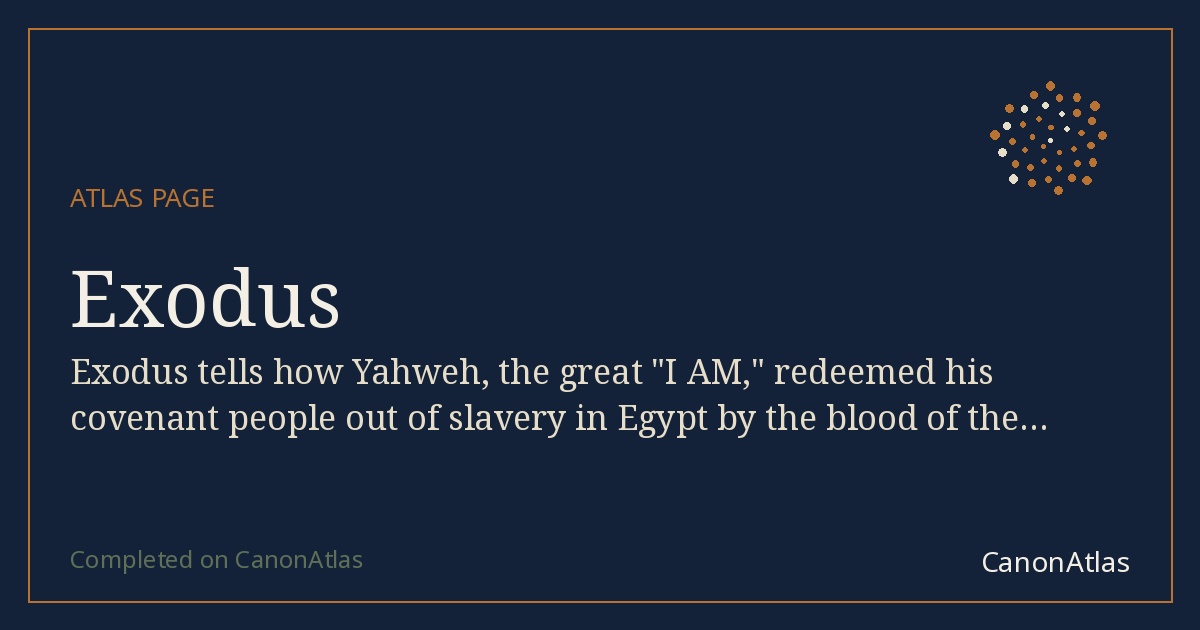 Exodus — CanonAtlas