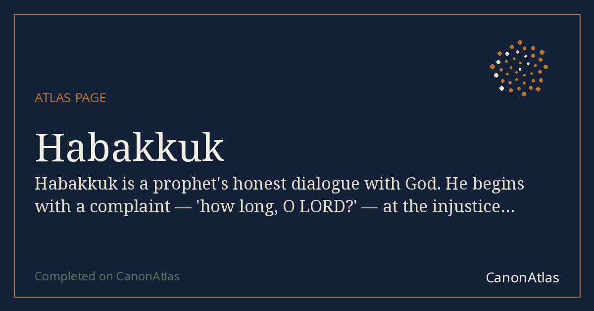 Habakkuk — CanonAtlas