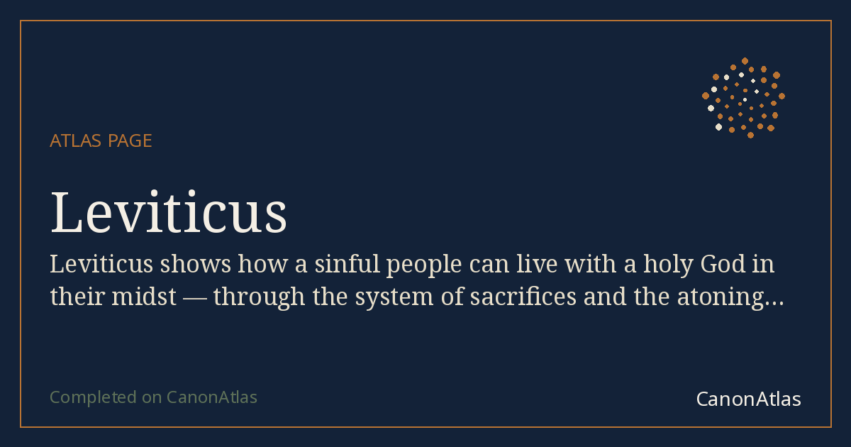 Leviticus — CanonAtlas