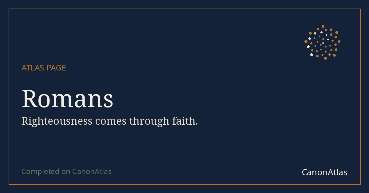 Romans — CanonAtlas