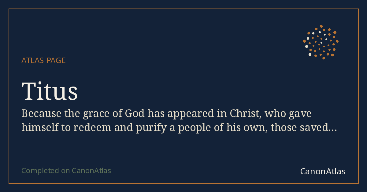 Titus — CanonAtlas