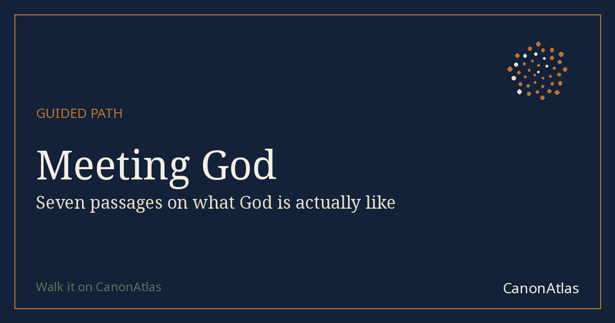 Meeting God — CanonAtlas