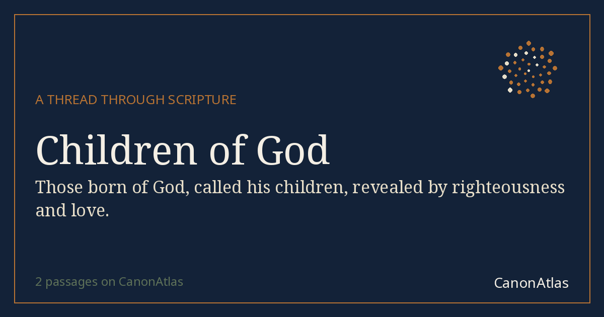 Children of God — CanonAtlas