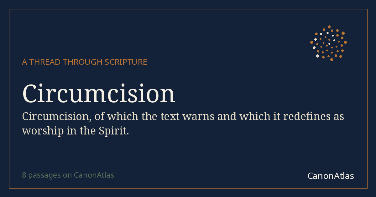 Circumcision — CanonAtlas