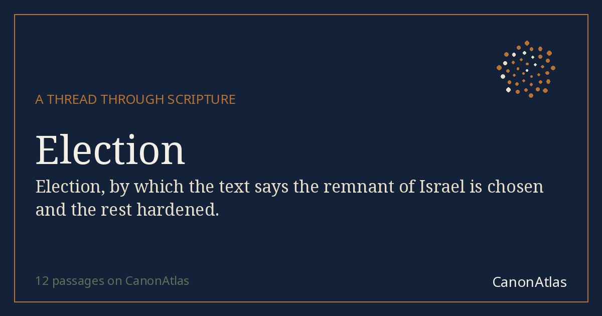 Election — CanonAtlas
