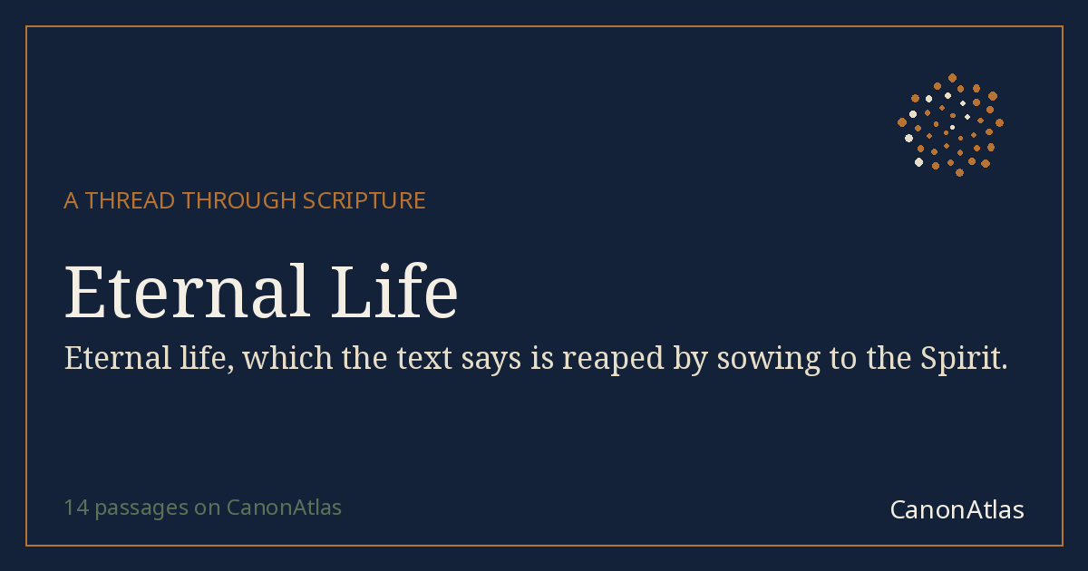Eternal Life — CanonAtlas