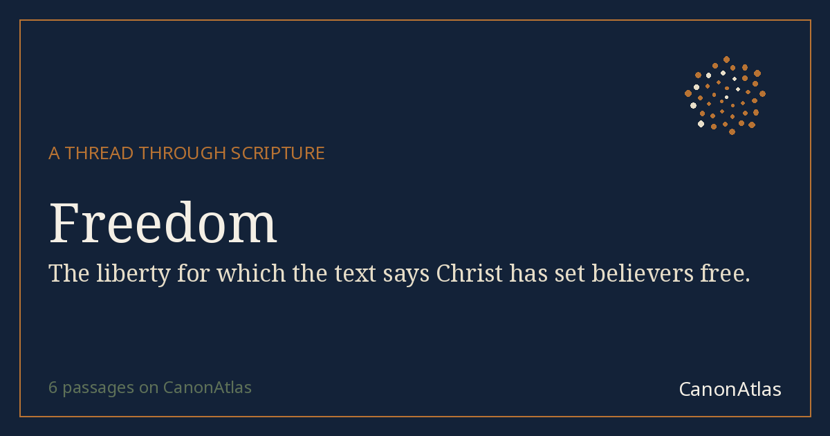 Freedom — CanonAtlas