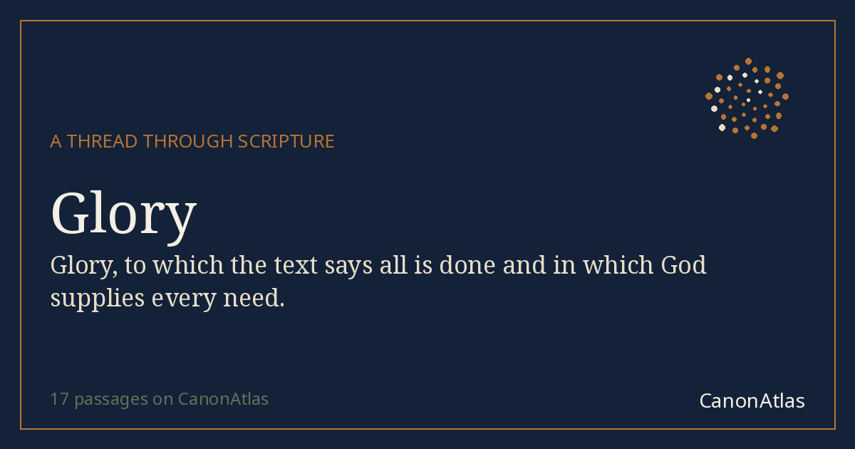 Glory — CanonAtlas