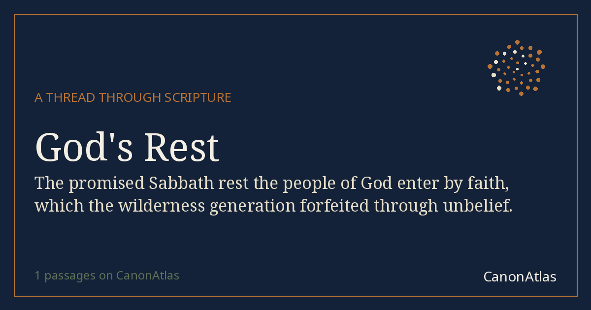 God's Rest — CanonAtlas