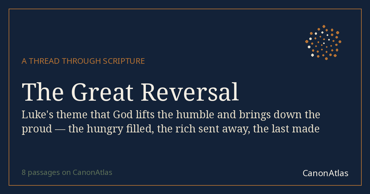 The Great Reversal — CanonAtlas