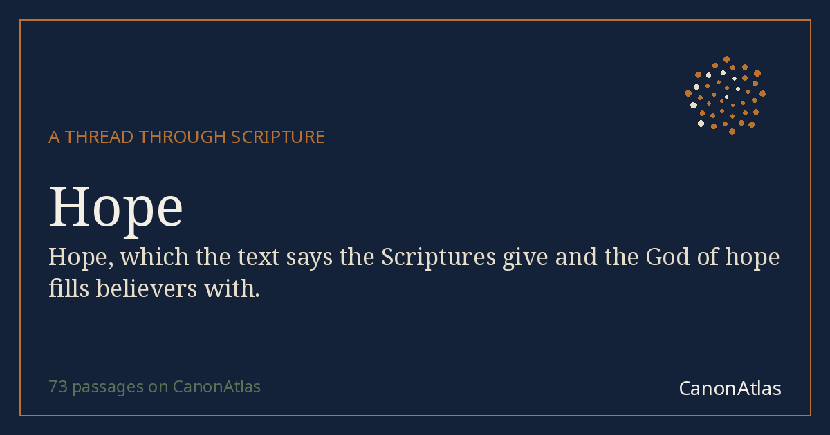 Hope — CanonAtlas
