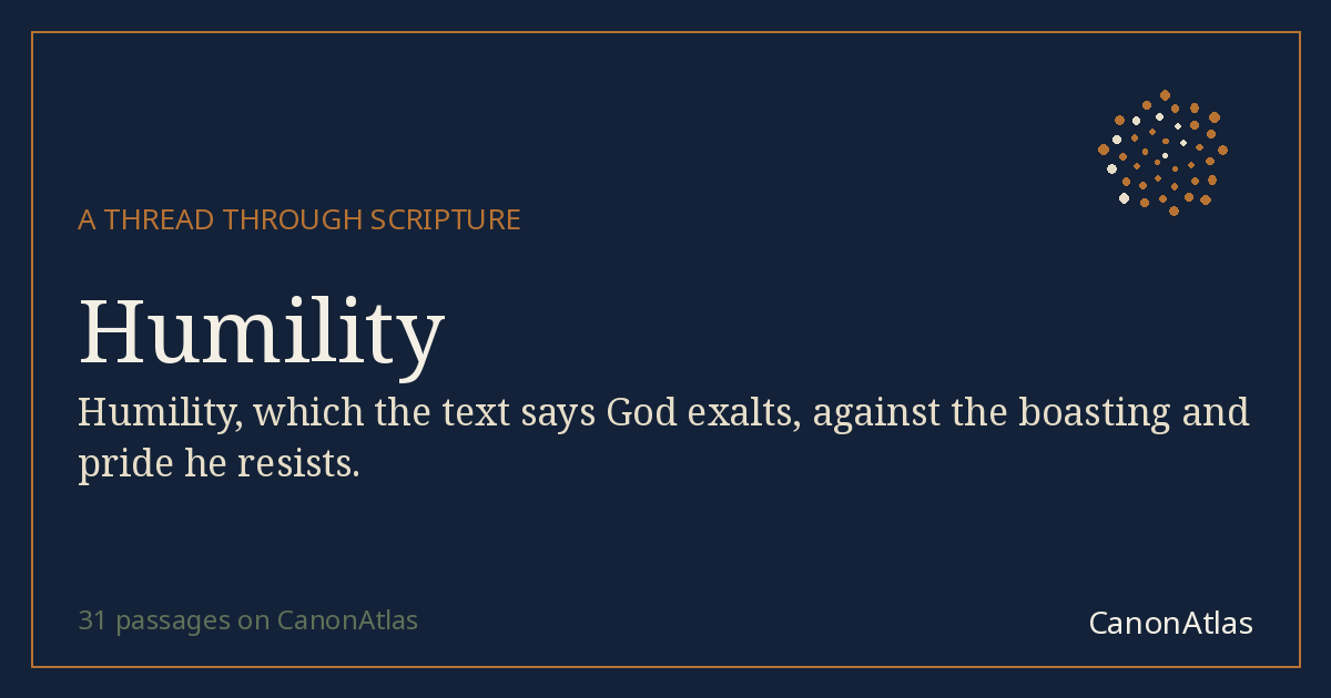 Humility — CanonAtlas