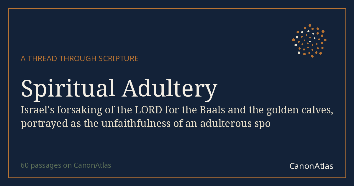 Spiritual Adultery — CanonAtlas