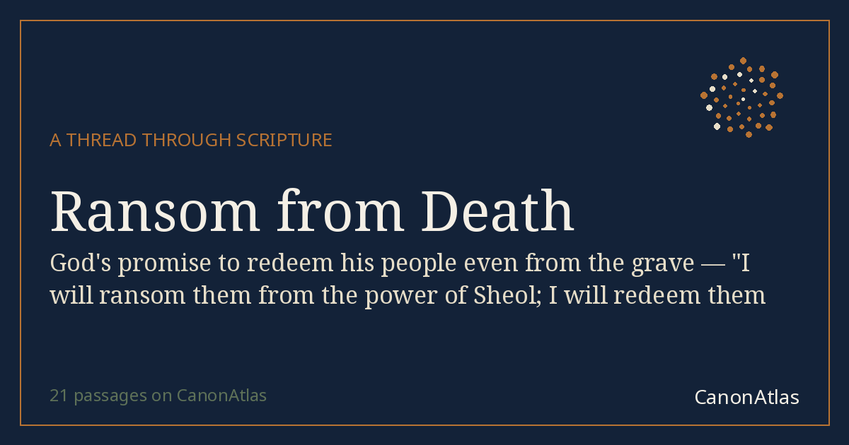 Ransom from Death — CanonAtlas