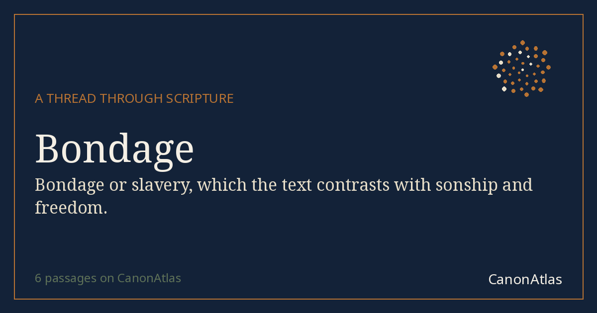 Bondage — CanonAtlas