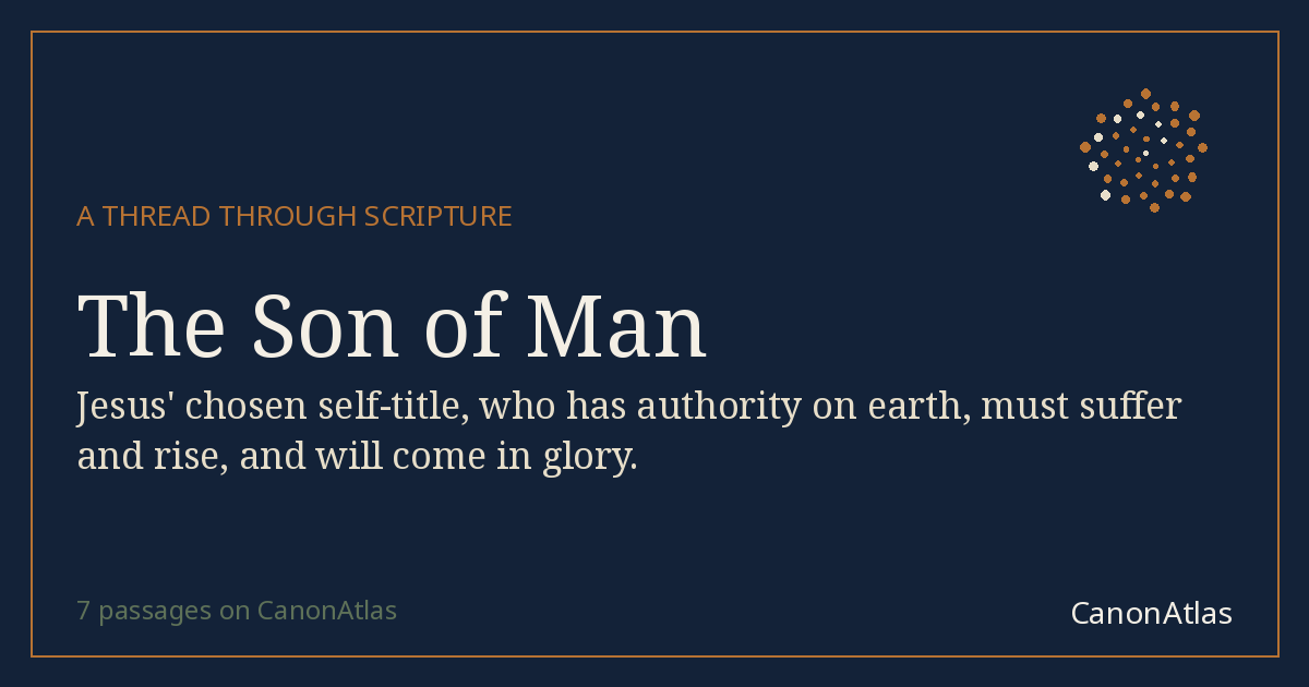 The Son of Man — CanonAtlas