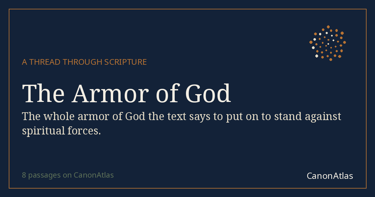 The Armor of God — CanonAtlas
