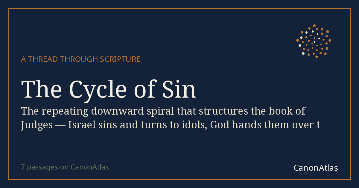 The Cycle of Sin — CanonAtlas