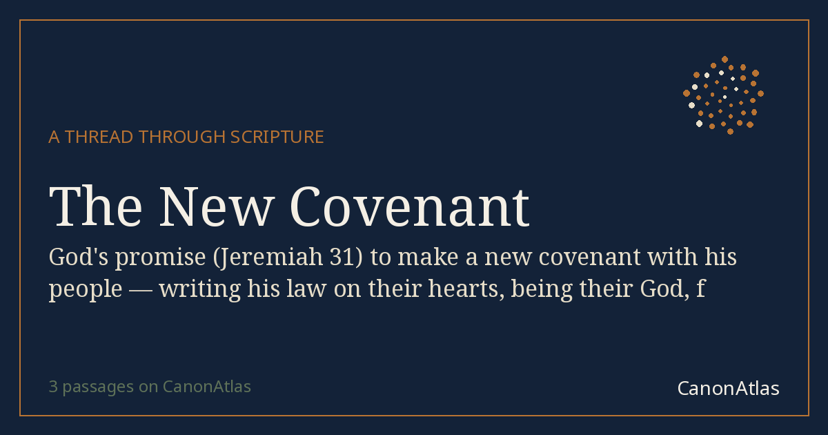The New Covenant — CanonAtlas