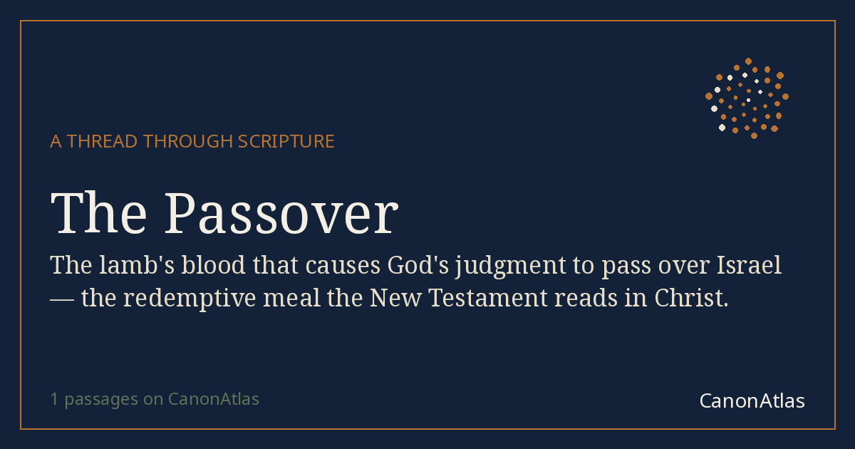 The Passover — CanonAtlas