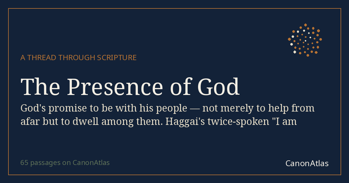 The Presence of God — CanonAtlas