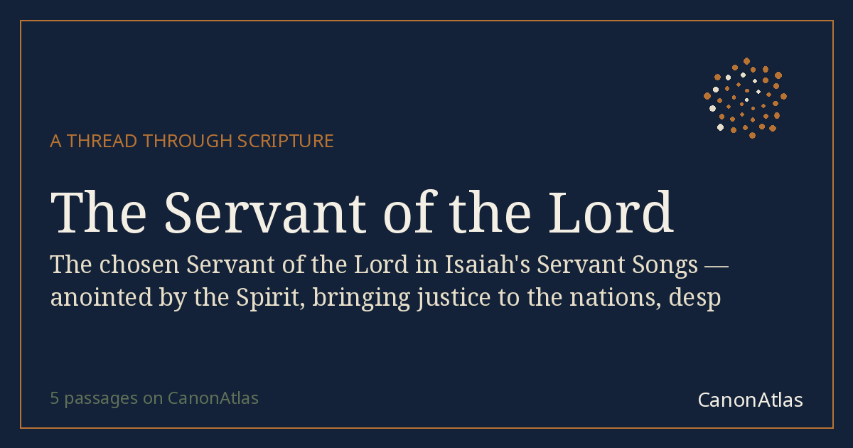 The Servant of the Lord — CanonAtlas